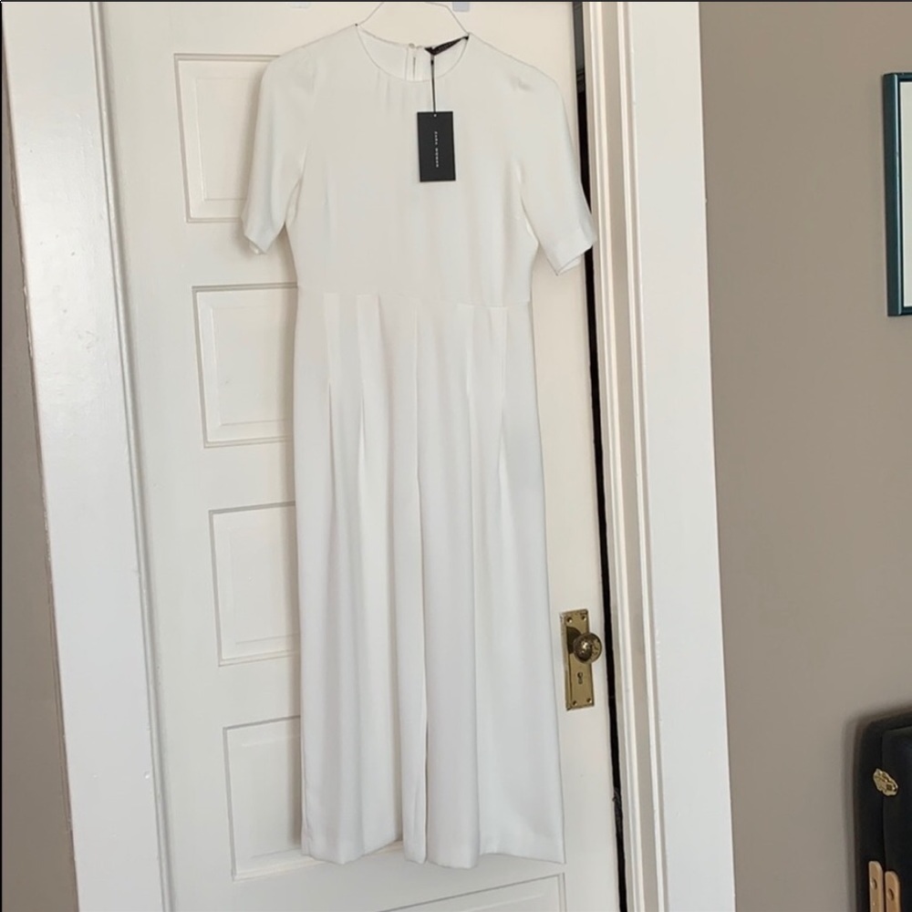 Zara Wide Leg Midi Jumpsuit